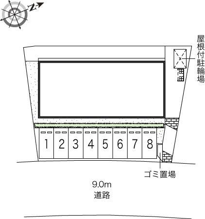 飛香(44910)の駐車配置図