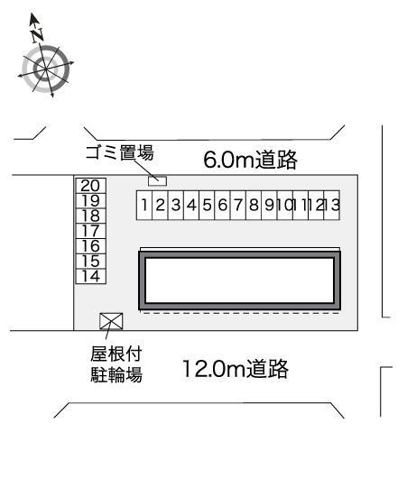 チェールアルコ(40451)の駐車配置図