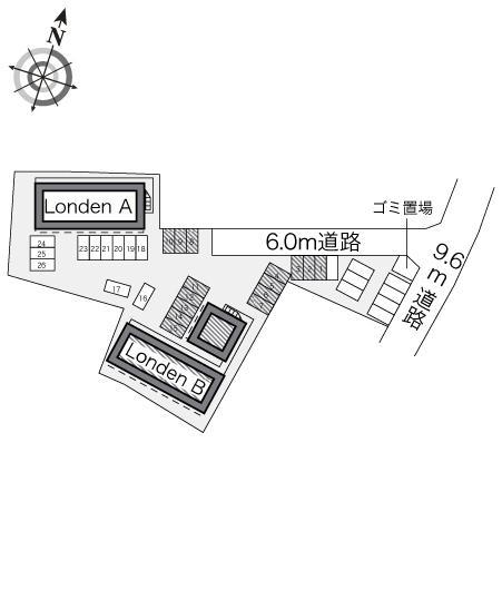 Ｌｏｎｄｅｎ　Ｂ(20998)の駐車配置図