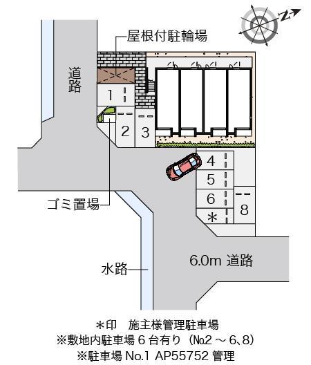 ミランダ姫路玉手(55751)の駐車配置図