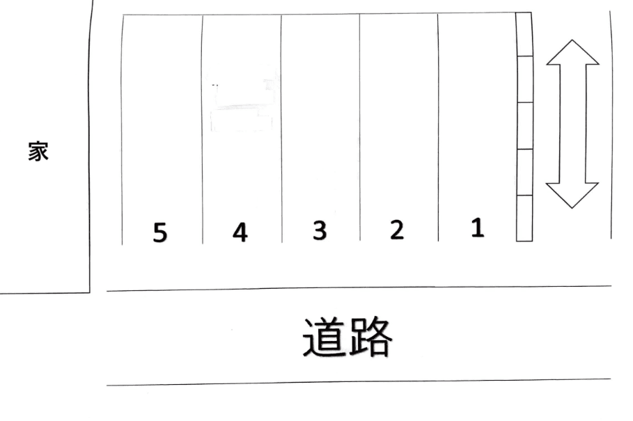 第2モリパーキングの駐車配置図