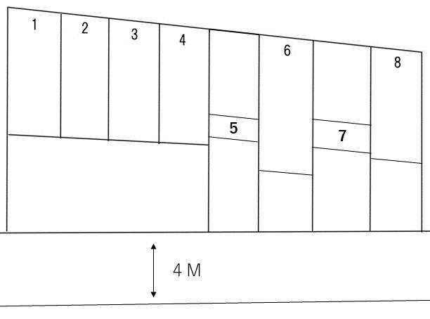 ＩＳＯﾊﾟｰｷﾝｸﾞの駐車配置図