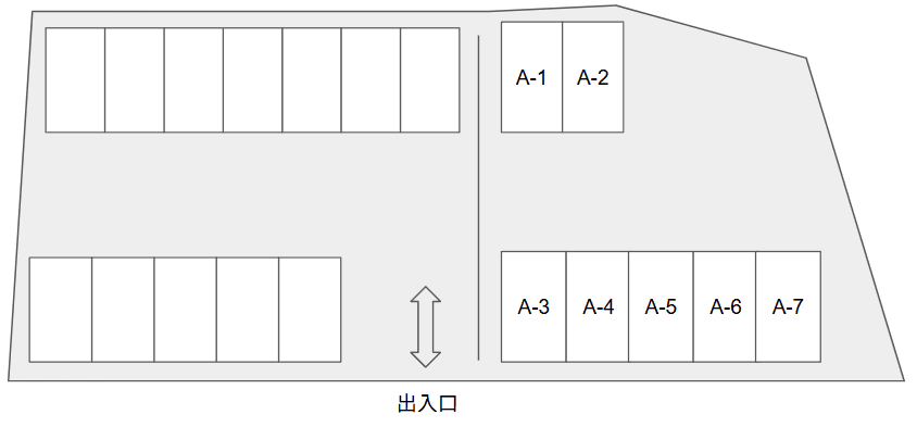 川崎南平台第１の駐車配置図