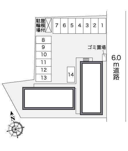 守道館(26912)の駐車配置図