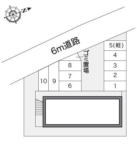 かめつか(12922)の駐車配置図