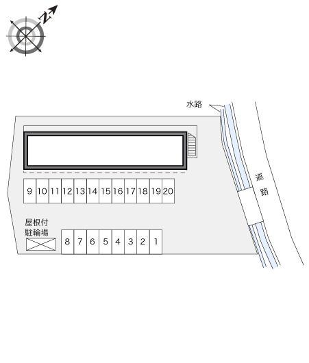 Ｒｉｓｅ(23011)の駐車配置図
