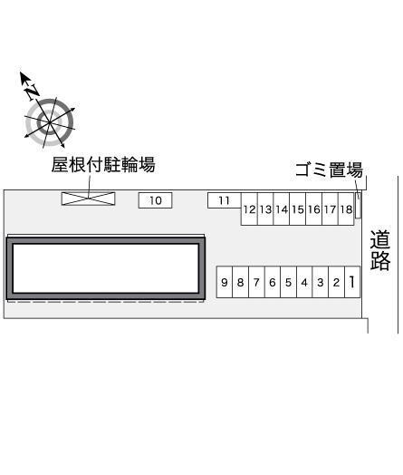 菜の花(37646)の駐車配置図