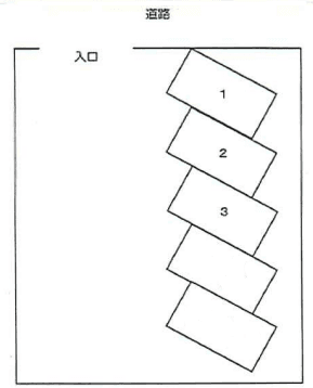 みやこパーキングの駐車配置図