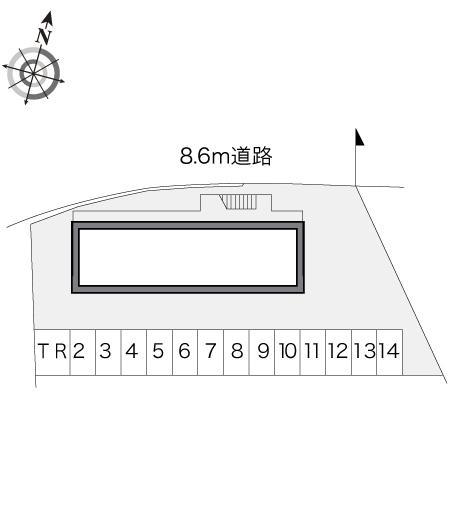 エトワール(14409)の駐車配置図