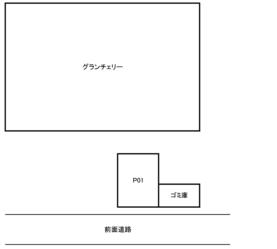 ｸﾞﾗﾝﾁｪﾘｰの駐車配置図