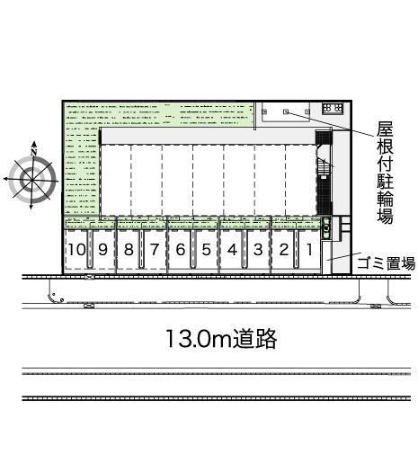 オケバ(42923)の駐車配置図