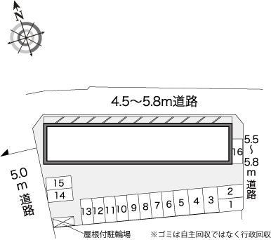 山長(20734)の駐車配置図