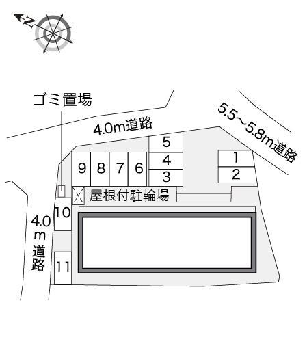 ルクスⅢ(21257)の駐車配置図