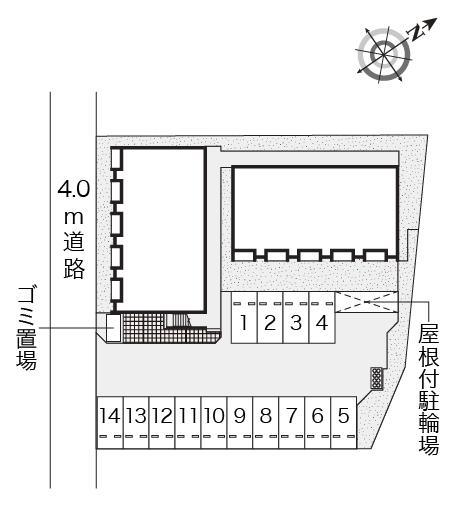 サン　トラップ郡山(54582)の駐車配置図