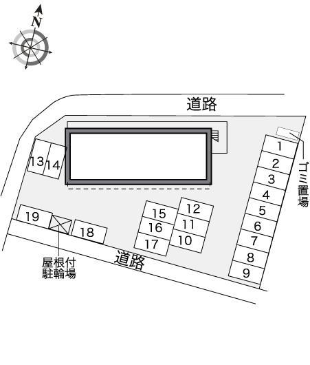 東本町(41160)の駐車配置図