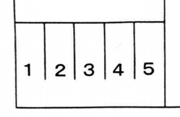 高砂5-24駐車場	Aの駐車配置図