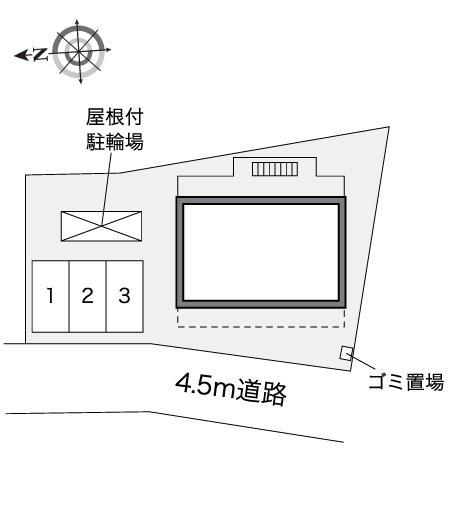 Ｆ２(41043)の駐車配置図