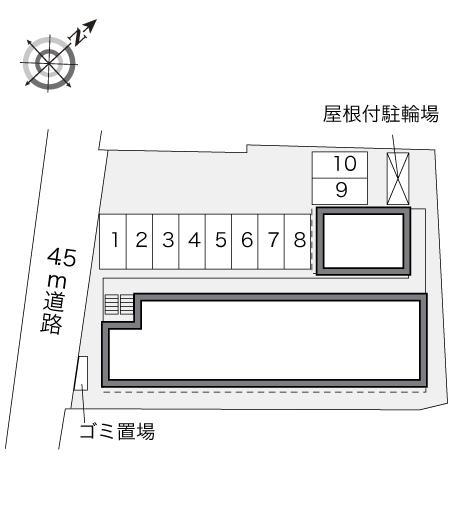 フォーブル２１Ａ(34793)の駐車配置図