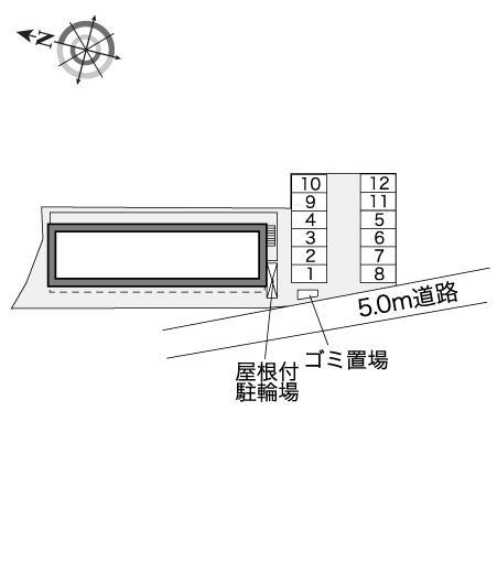 オリンピア(31114)の駐車配置図