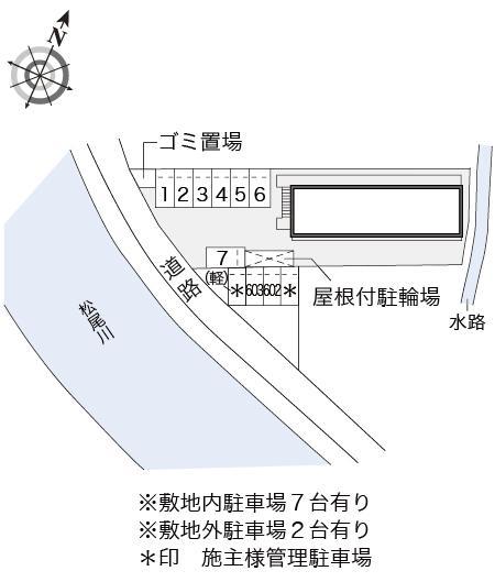 ヤマトⅡ(22651)の駐車配置図