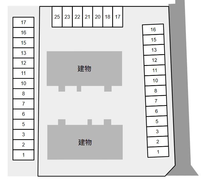 ウィステリア　Ａの駐車配置図