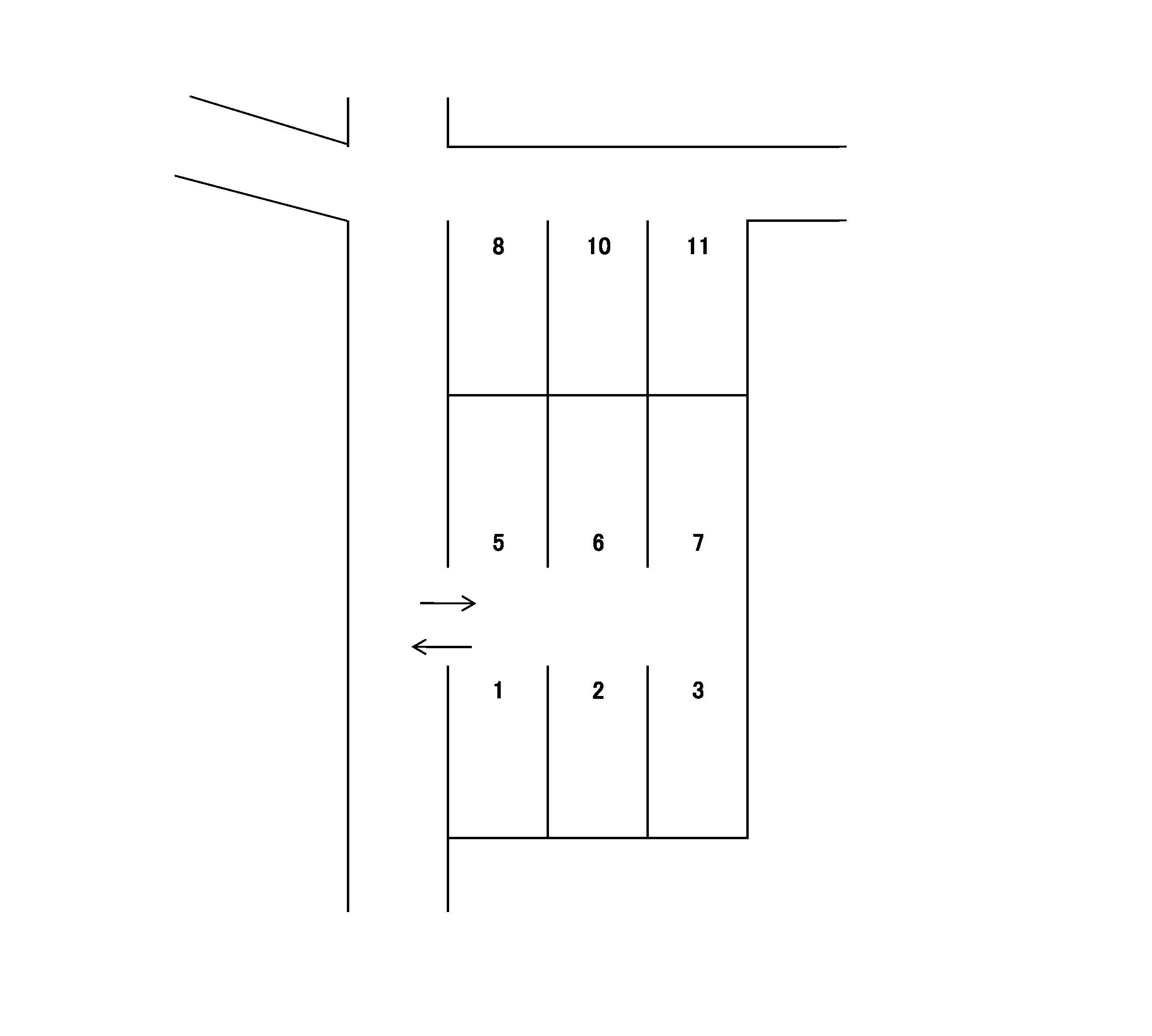 J-023の駐車配置図