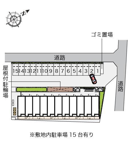 ｗｉｎ　ｂｏｏｍ(53343)の駐車配置図