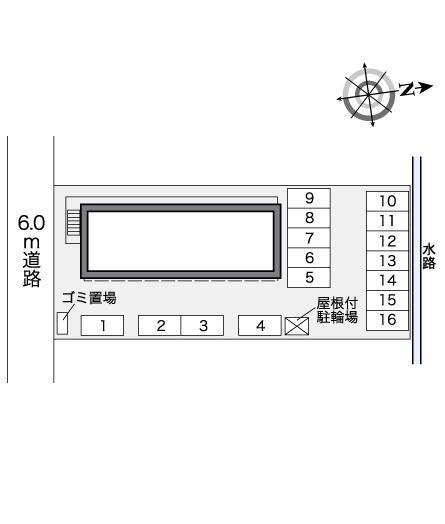 ジュリー(26149)の駐車配置図