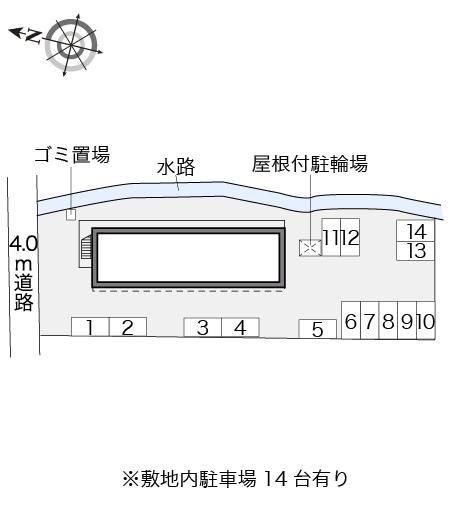城南(19328)の駐車配置図