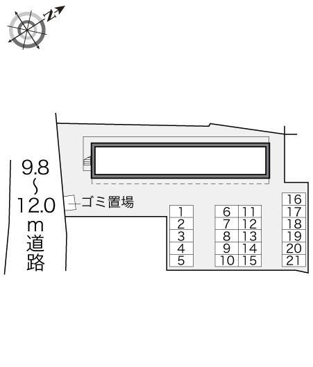 サンパティーク(14986)の駐車配置図