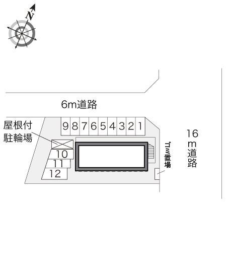 桜木(16591)の駐車配置図