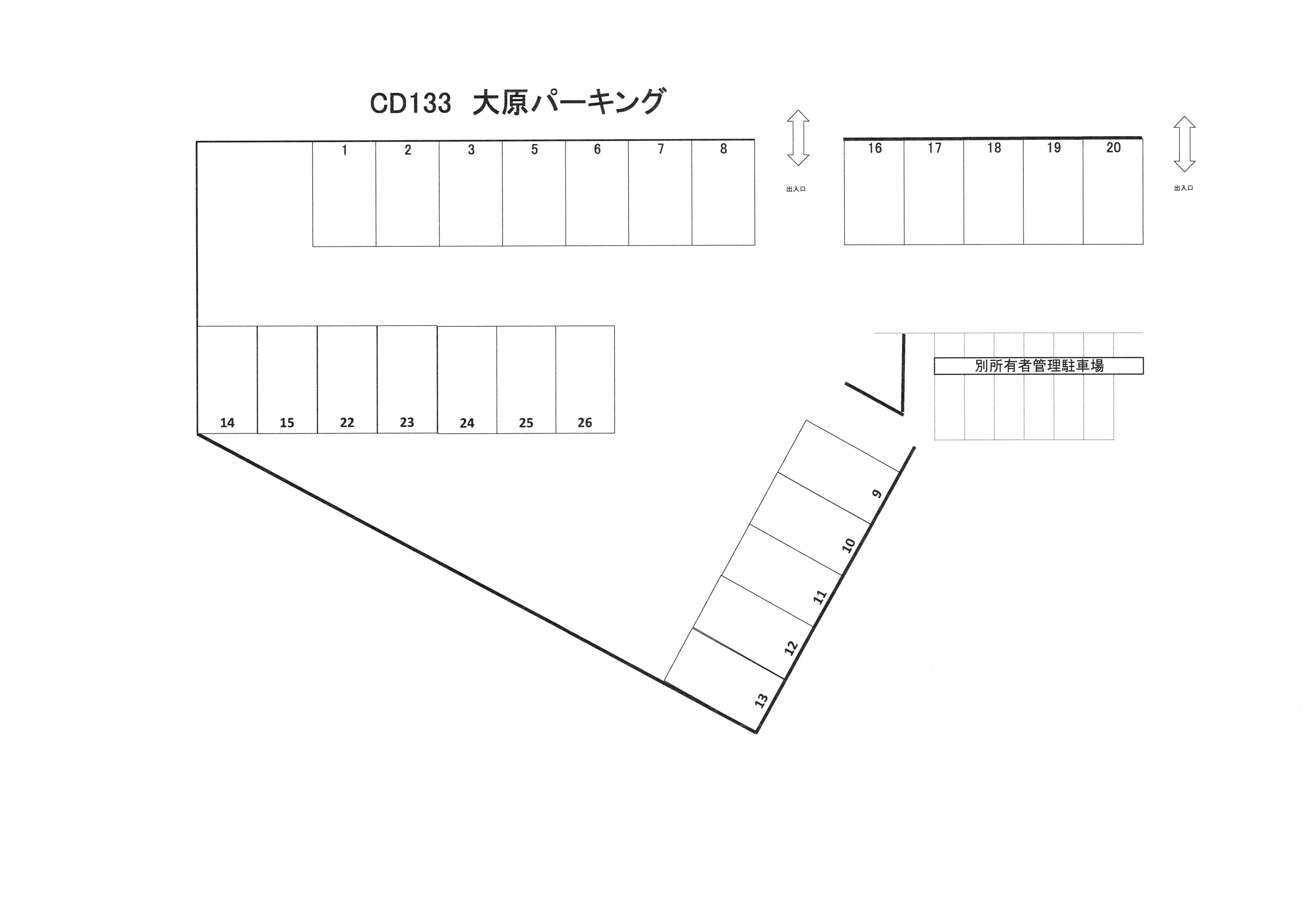320133の駐車配置図