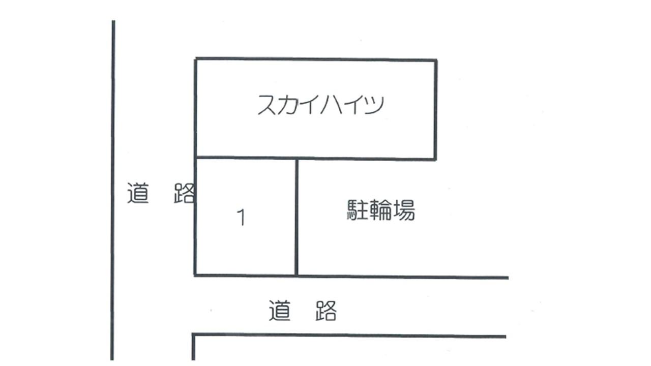 スカイハイツ駐車場の駐車配置図