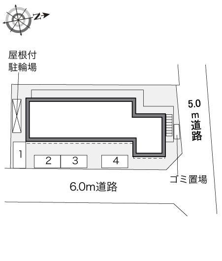 ＳＵＮ花小金井(34182)の駐車配置図