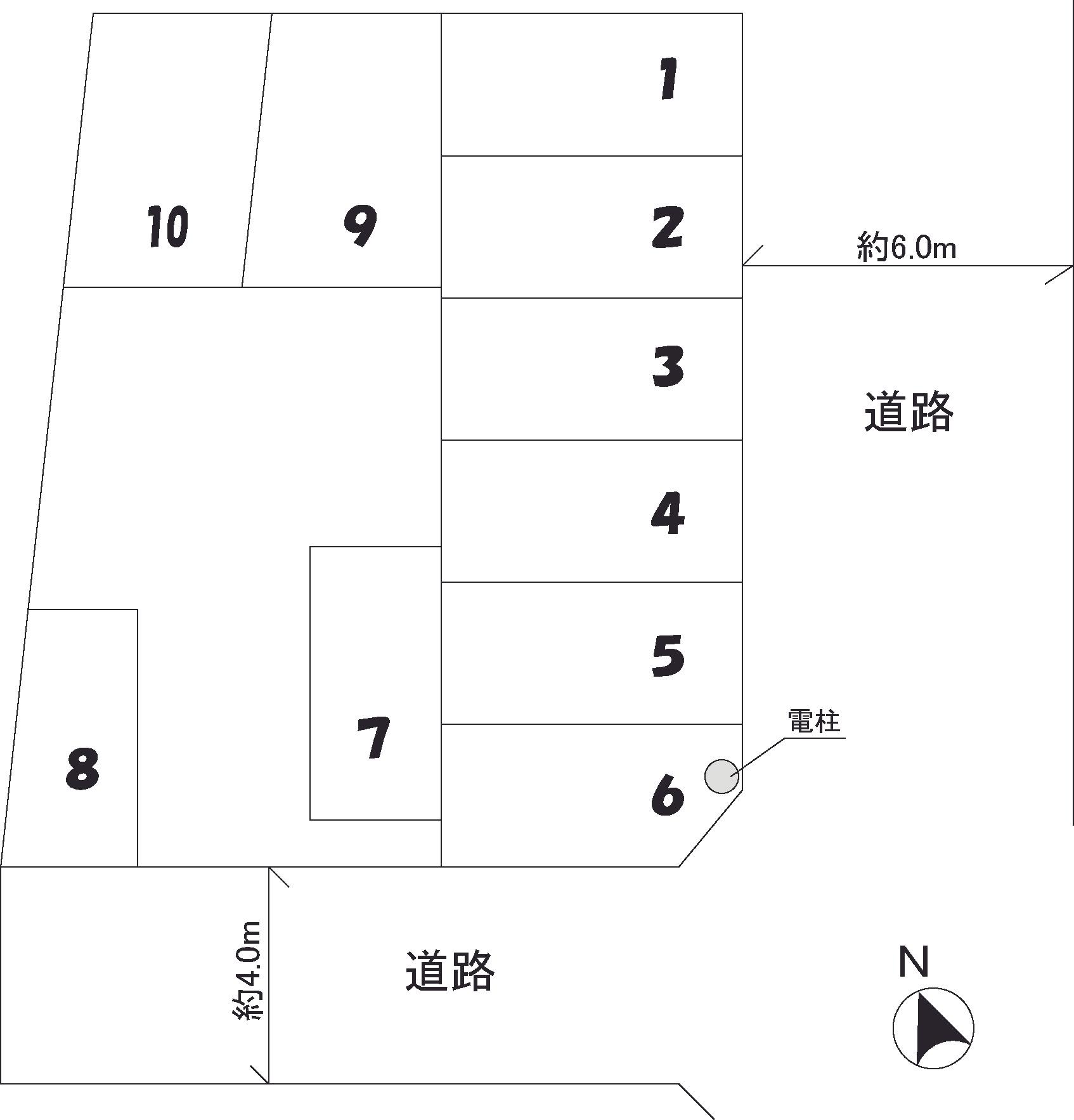 辻堂3丁目駐車場の駐車配置図