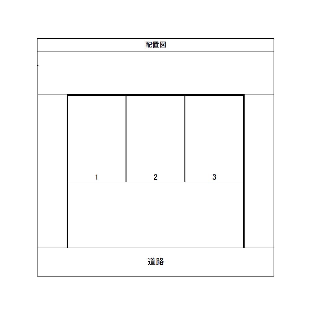 花井第1駐車場の駐車配置図
