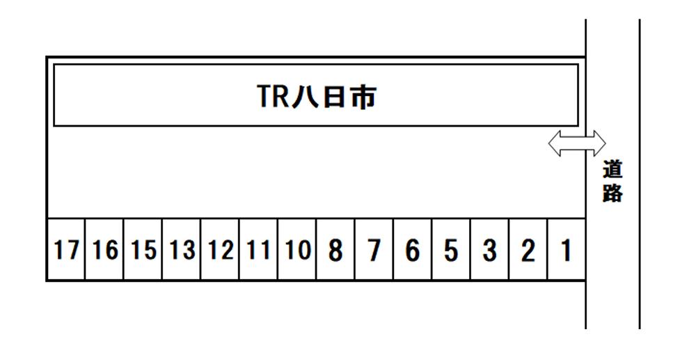 田村パーキングの駐車配置図