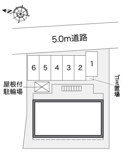 グレイス(36398)の駐車配置図