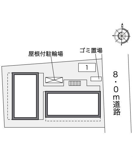 アルテア日進(42441)の駐車配置図