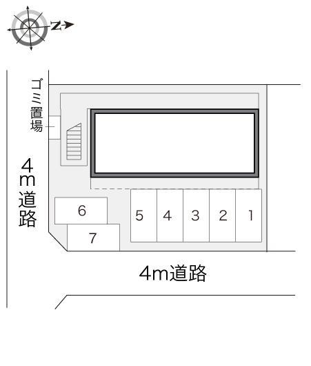 たちばな(14721)の駐車配置図