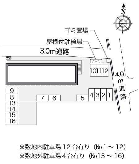 ＳＴＯＲＹ柳(26009)の駐車配置図