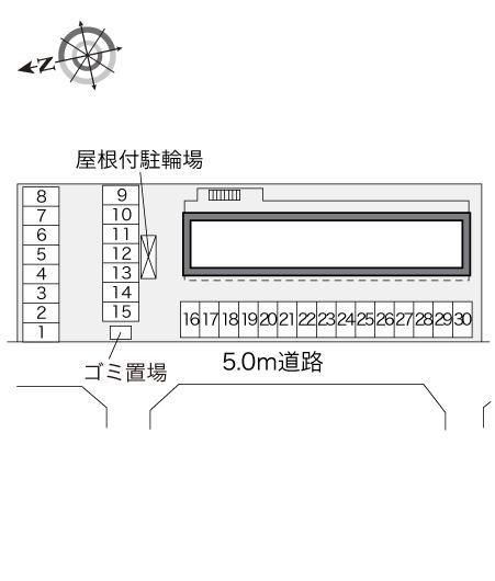 はるかぜ(29399)の駐車配置図