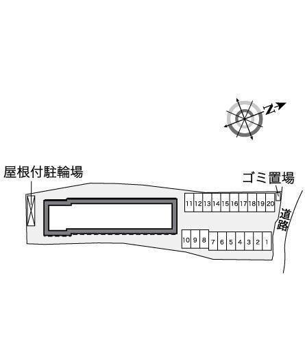 北条(35730)の駐車配置図