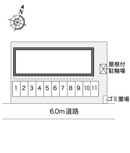 県庁東(30407)の駐車配置図