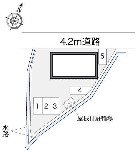優(14299)の駐車配置図