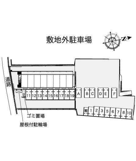 バード(37331)　敷地外駐車場の駐車配置図