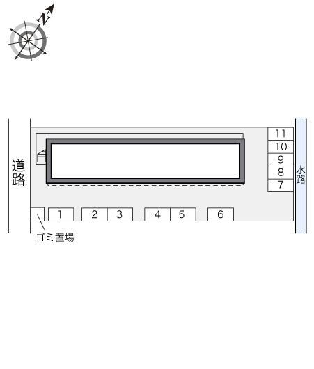 フロンティア(21498)の駐車配置図