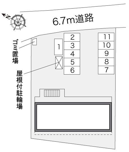 フリー(31827)の駐車配置図
