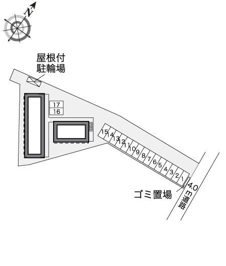 サビア(32089)の駐車配置図