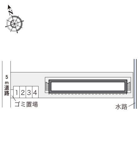アイビーＫＡＮ(16153)の駐車配置図